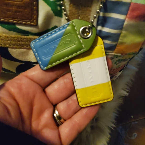 Authentic Coach Patchwork Hampton 10454 VGUC - Picture 2 of 16
